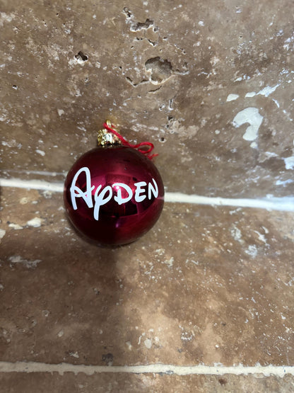 Boule de Noël personnalisé