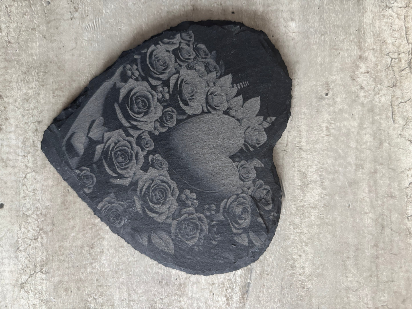 🖤 Dessous de verre en ardoise personnalisables – Élégance naturelle & unique