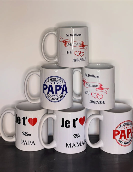 Mug personnalisé pour fêtes des mères- fête des pères