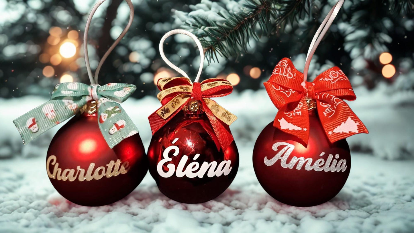 Boule de Noël personnalisé