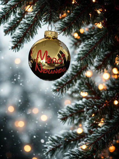 Boule de Noël personnalisé